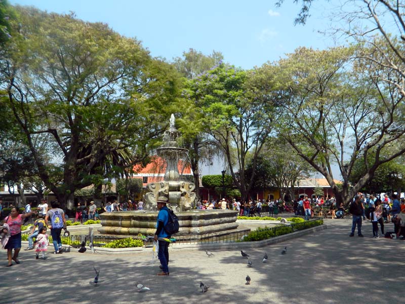 Plaza Mayor o Parque Central de Antigua Guatemala
